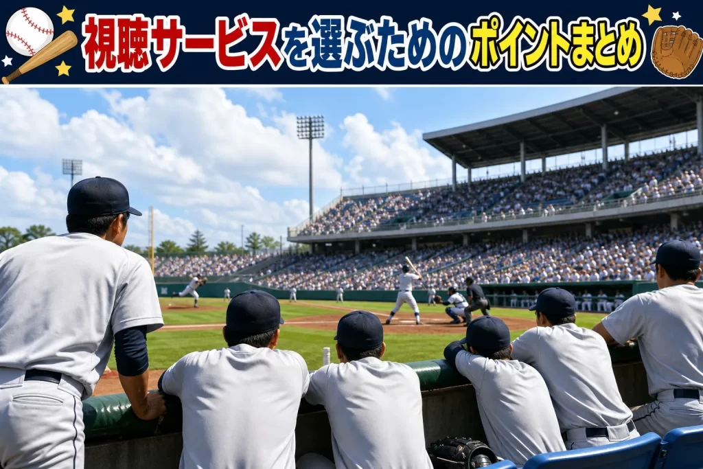 まとめ｜ホワイトソックスの中継を今日視聴する方法