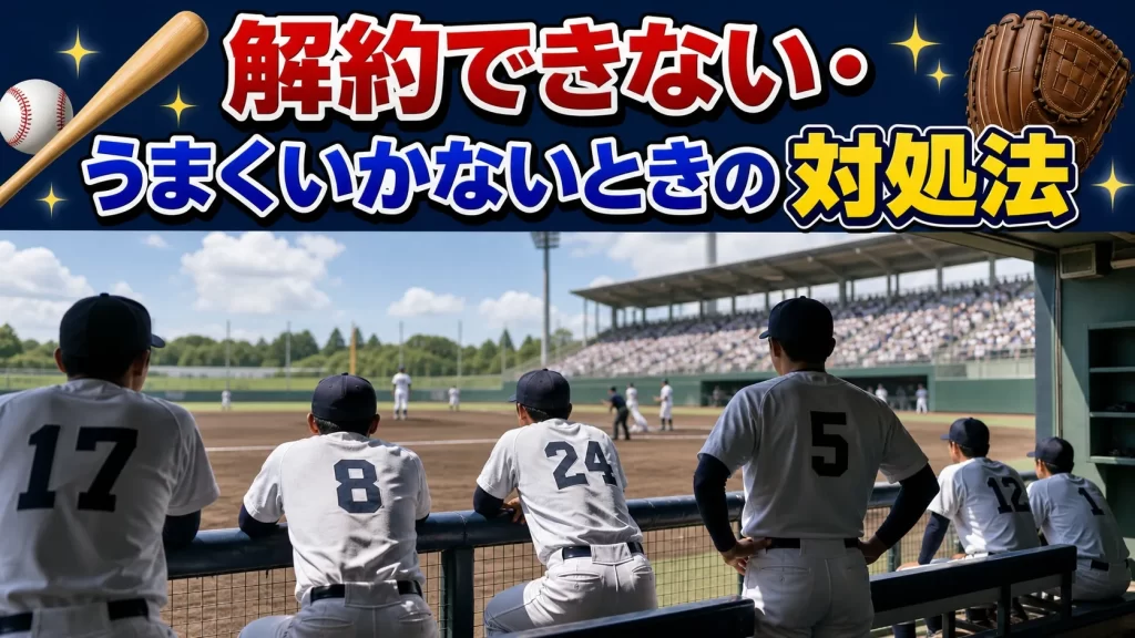 解約できない・うまくいかないときの対処法