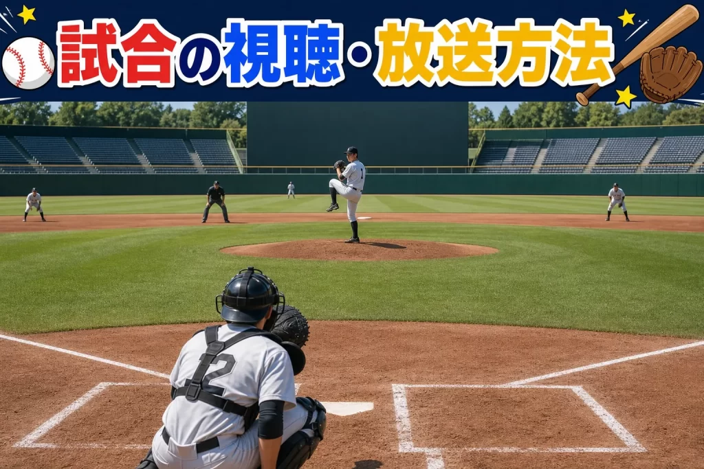 試合の視聴・放送方法