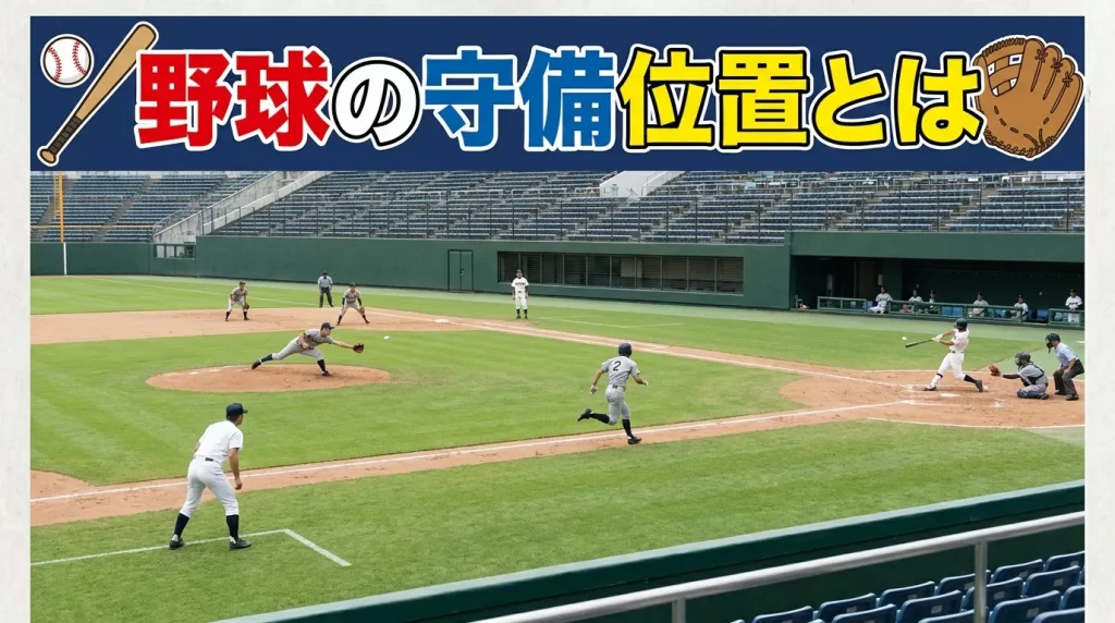 野球の守備位置とは?